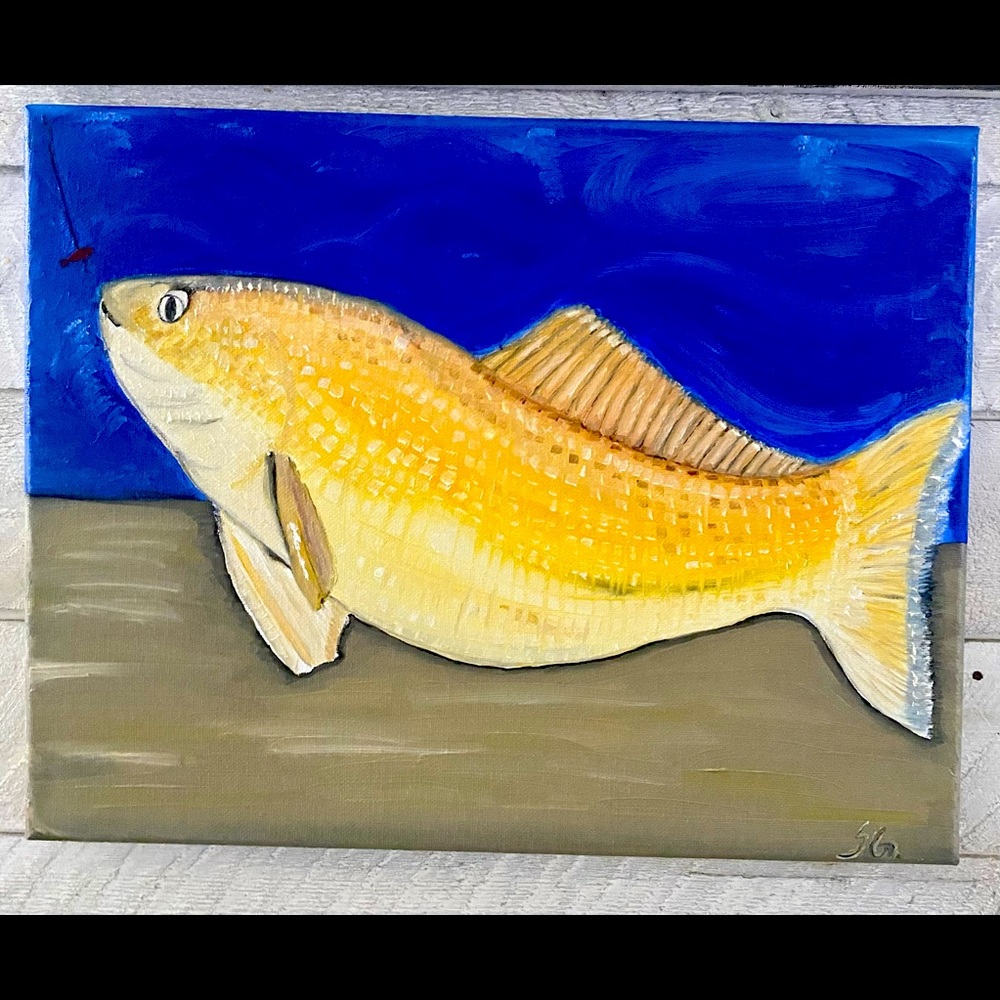 12x12 oil on canvas. This Beautiful piece is ready to find it’s new home.